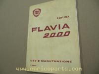 Lancia Flavia 2000 user manual