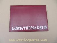 Lancia Thema 8-32 user manual